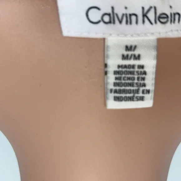 Calvin Klein Tunic Blouse White. Size Medium. - Picture 7 of 10